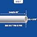 HJ 4FT Feet PVC Pipe 10PCS White Sch40 Industrial Pipes (1