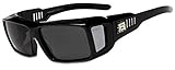 Fits Over Prescription Glasses- Driving -Hiking -XL Polarized Rectangular Shape Sunglasses