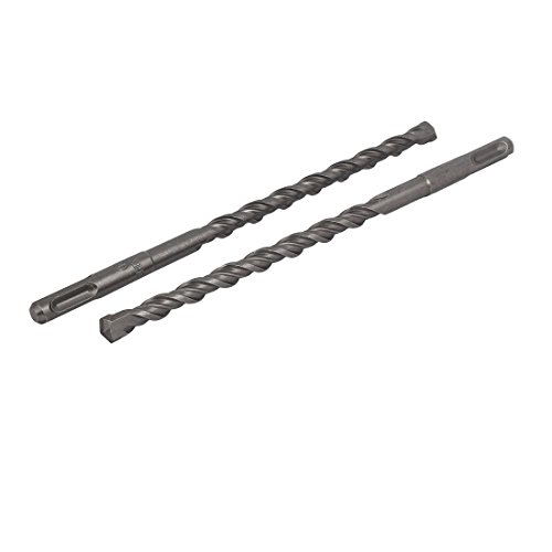 Aexit 10mm Drilling Dia Metal SDS Square drill hole Four Flutes Masonry Drill Bit 2pcs (9a959b1721af05471e0b896af9e8015e)