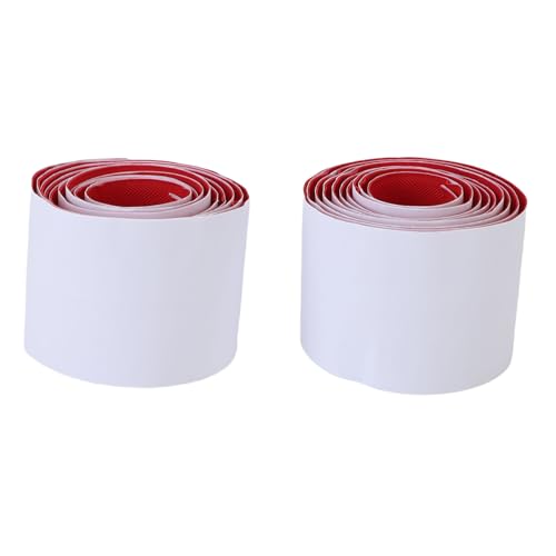 HUSHUI Zipper de Barrera de Polvo Auto Adhesivo de 2 Piezas, Cremallera Reutilizable Extra Larga de Doble Cara con Instalación Rápida para Láminas de Plástico de Invernadero (Rojo)