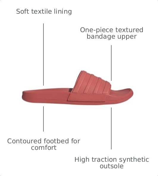 Image of adidas unisex-adult Adilette Comfort Slide Sandal