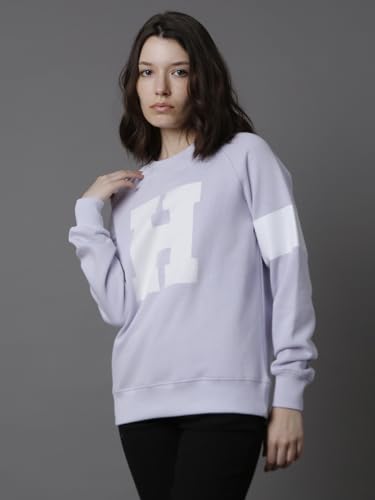 Image of HIGH STAR Women's Cotton Round Neck Sweatshirt