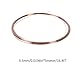 Federdraht, Hochwertiger C5191 Phosphor-Kupferdraht, 0,2/0,5/1,0/2,0 mm x 5 m, Bronzedraht, Elastischer Kupferdraht Phosphorkupferdraht
