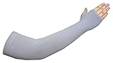 GAcompany GAP-02 Uv Protection Hand Cover Arm Sleeves Sports Driving Golf Cooling Cool Cover Sun, Gray