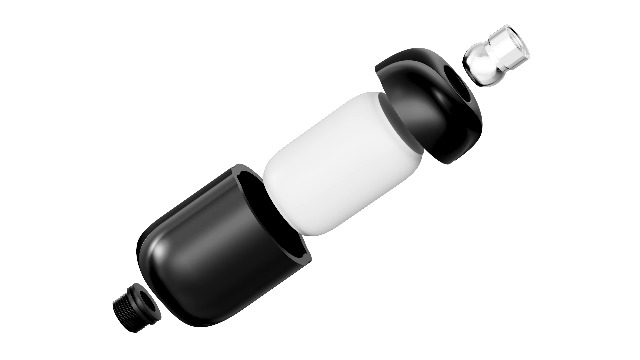 Hello Klean Shower Filter in Beige - Filter Unwanted Metals, Chlorine & Impurities Found in Water - Improves Quality of Skin & Hair - Quick Easy Install for in-Line & Electric Shower