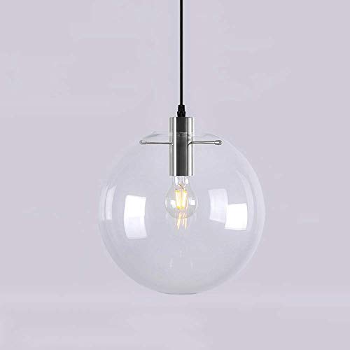 Lampes suspendues en verre et métal HJLJKG pour salon de style européen