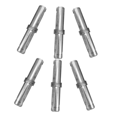 VILLCASE 6 Piezas Pasadores Acoplamiento Galvanizado para Andamios Conectores Unión Tubo Compatible Sistemas Construcción Seguridad Estructural