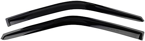 IKON MOTORSPORTS Window Visor Set - Smoke Tinted Tape-On Deflectors For 1988-1998 Chevy/GMC Trucks - View #4