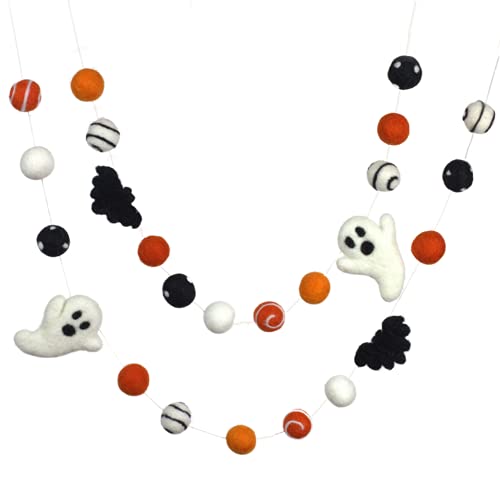 Handmade Matthew and Mae Halloween Felt Garland- 1