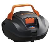 Coasteering Planet Edge Pool Vacuum for Above Ground Pool, 120-Min Runtime, Powerful Dual-Motor, Adjustable Cleaning Path, Cordless Robotic Pool Cleaner for Flat Pools Up to 850 Sq.ft, Grey