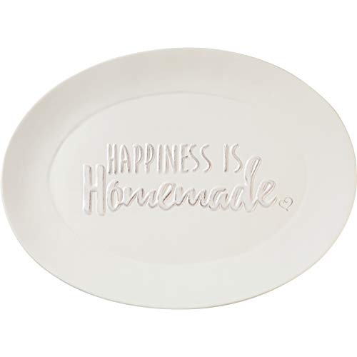 Precious Moments Bountiful Blessings Happiness Is HomemadeCeramic Serving Platter 13 x 9.5 inches
