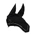 Equinavia Krystall Ear Net for Horses - Black - Horse
