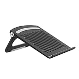 Le support universel pour ordinateur portable offre une hauteur réglable et des angles pour un confort ergonomique, avec un design antidérapant en silicone invisible qui maintient en toute sécurité les ordinateurs portables, tablettes et tablettes à dessin
