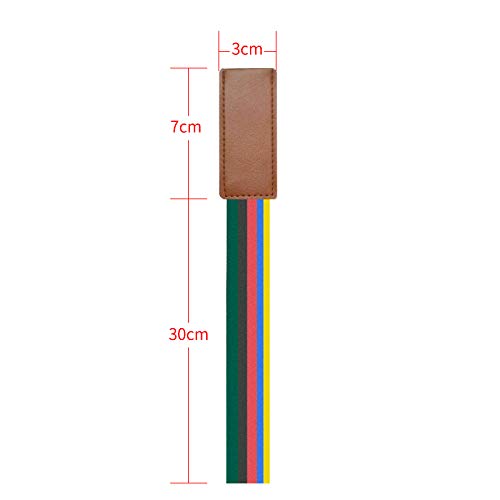 Chris.w 2Pack Ribbon Bookmarks For Bible 5-Page Ribbon Markers Artificial Leather Multi Page Marker With 5 Colorful Ribbons For Books #TOP1