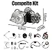 Knwigoe 125cc Engine Motor,Semi Auto Dirt Bike Engine Electric Start, Air Cooling System Reverse Engine for ATV 125cc Go Kart Quad Bikes Tricycle Pit Bike