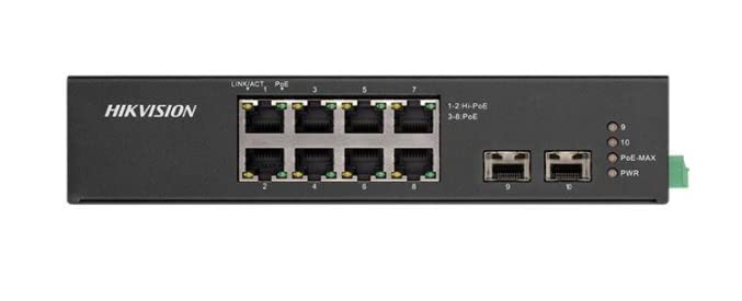 HlKVlSlON DS-3T0510HP-E/HS 8-Port Gigabit Unmanaged Harsh Environment PoE Switch