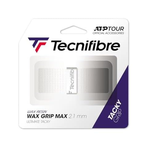 Tecnifibre Wax Max Tennis Grip - White Cover