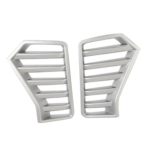 Grille de calandre modifiée Toyota Tacoma 2024 deux parties avec prise d'air argent mat