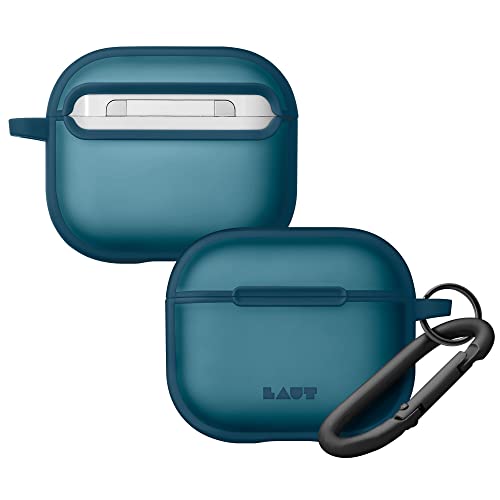 LAUT�k���E�g�l ���o�[�R�[�e�B���OAirPods�P�[�X HUEX for AirPods 3 Indigo L_AP4_HX_BL
