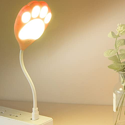 Usb Led Night Light Lamp, Dimmable Bedside Reading Light With Voice Activated Control For Kids Bedroom, Smart Led Desk Lamp With Timer And Portable Gooseneck For Home Office Room Table #TOP24