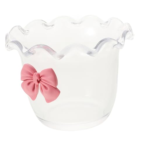 PRETYZOOM Ciotola in Vetro Per Dessert Ciotola Da Servire Per Insalata Per Budino Per Frutta