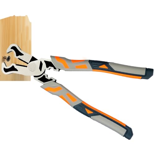 Levachiodi da 20 cm, pinza a taglio frontale - tronchese da 20 cm, schiaccianoci, levachiodi per lavorazione del legno, rompichiodi, pinza tronchese, tronchese multifunzione in acciaio temprato, pinza