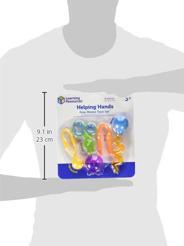 image for Learning Resources Helping Hands Fine Motor Tool Set Toy - 4 Pieces, A