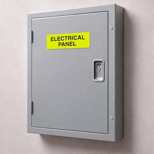Panneau électrique mural 2" x 6" argenté brossé pour plaque de finition