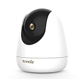 Tenda Cameras for Home Security, 2.5K Indoor Camera WiFi Camera, 360° Pan Tilt WiFi Camera with Phone APP, 2-Way Audio, Night Vision, Smart Tracking, Human Detection, Cloud Storage (CP7)