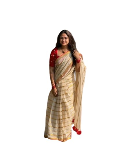 Women’s Cotton Saree 5.5 Meter | Soft Lightweight Traditional Indian Ethnic Saree for Daily Wear, Office, Festival & Casual Use Multiple Colors-picture-42