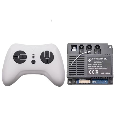 JR1932RX 24V JR1839 WH Combination of Remote Control and Receiver, Ride on Toys for Toddlers,Kids Ride on Cars with Remote Control Accessories by VitalKos - Used condition - US$26.30