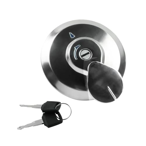 Bouchon réservoir carburant moto en acier chromé pour CB900C