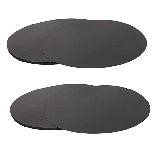 Papier d'art pour dessins d'enfants en carton rond noir rigide