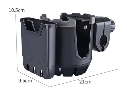 image for Tulimed Universal, Stroller, Sturdy, Cup and Cell Phone Holder, All Bl