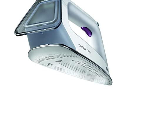 Braun-IS7155WH-Carestyle-7-Centro-de-Planchado-2400W-125gmin-golpe-de-vapor-500gmin-suela-bidireccional-Eloxal-3D-Plus-Tecnologia-iCare-sistema-FastClean-blanco-y-gris
