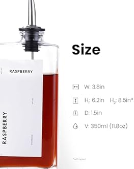 APT 1101 OliveOil Dispenser for Kitchen, Oil and Vinegar Set, 2pcs Silver