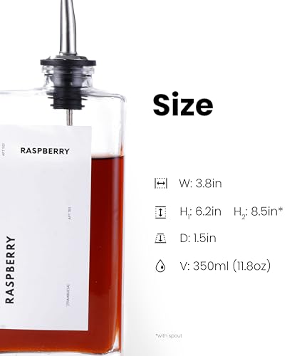 APT 1101 OliveOil Dispenser for Kitchen, Oil and Vinegar Set, 2pcs Silver