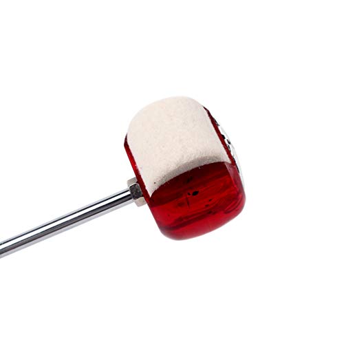 Martillo para batería Drum Drum Hammer con cabeza de goma, accesorio ligero para percusión, color rojo miniatura 4