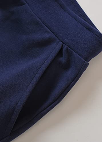 Weintee Women's Cotton Sweatpants With Pockets Petite S Navy #TOP5