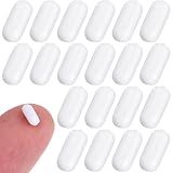 Amosfun 25 Stück Ptfe Magnetrührstäbe Weiß 0,28 Zoll Chemikalienbeständige Magnetrührstäbe für Labor und Selbstgemacht Verschleißfest Reibungsarm Kompatibel mit Magnetrührern