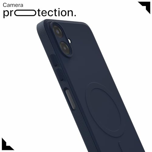 Image of Pikkme Back Cover for Samsung Galaxy F70e 5G | M07 | F07 | A07 | A07 5G Soft Matte Silicone Mag-Safe Design (Mag-Safe Not Support) Camera Protection | Slim Fit Bumper Cover (Blue)
