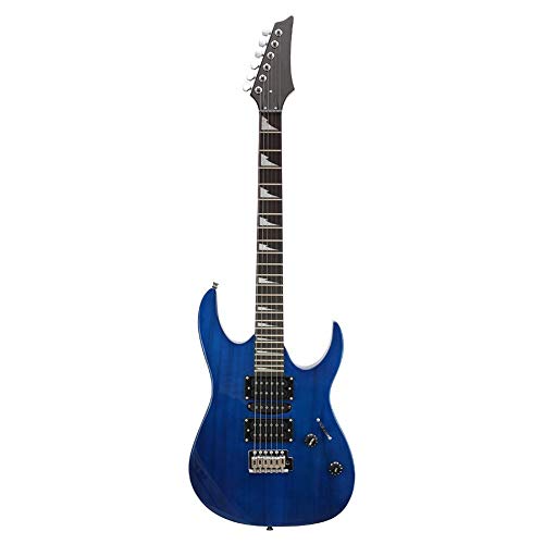 ギターのメイプルローズウッド・エレクトリック初心者アダルトパフォーマンス 音楽愛好家のために (Color : Blue)