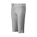 Mizuno Youth Premier Short Piped Pants, Grey/Black, XX-Large