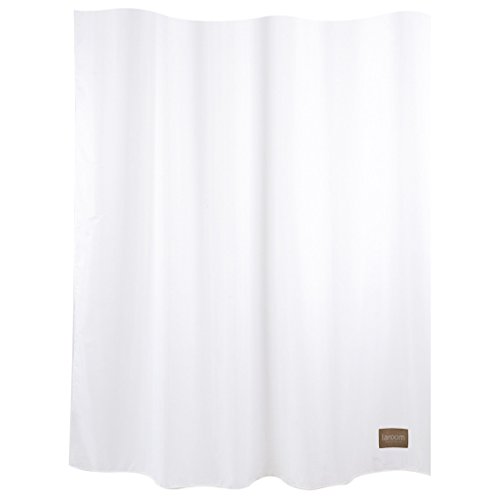 Preisvergleich Produktbild LAROOM 12814 Bad-Duschvorhang, Polyester, Weiß