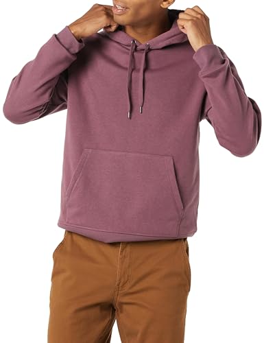 Amazon Essentials Men's Pullover Sweatshirt Hoodie (Available in Big & Tall), Grape, S