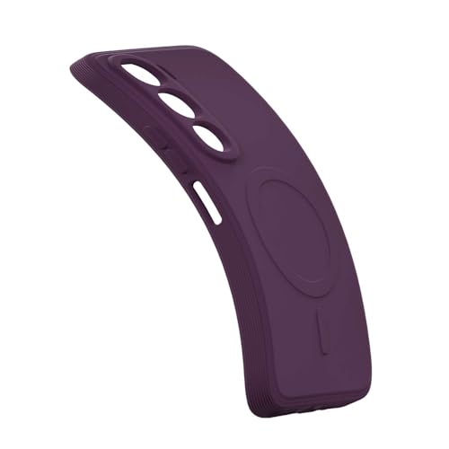 Image of Back Cover Compatible with Vivo Y31 5G | MagFit Ring Design (Non-Magnetic) | Shockproof Case | Anti-Slip Grip | Raised Camera Edges | Slim Protective Case for Vivo Y31 5G (Purple)