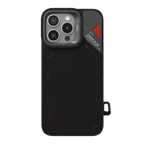 Coque iPhone 16 Pro kajsa Matrix noire protection arrière 6,3 pouces