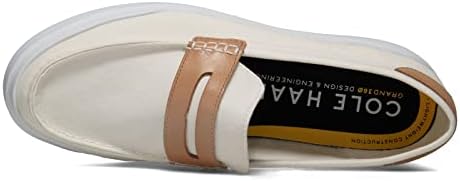 Cole Haan mens Grandpro Rally Canvas Penny Loafer Sneaker, White, 10 US | Image 5