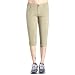 Hopgo Women's Quick Dry Outdoor Capri Pants Lightweight Cargo Pants Crop Hiking Pants