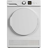 White Knight WK-AT9CW 9KG Load Capacity Freestanding Tumble Dryer - 15 Programs, Auto Dry, B Rated - 84.5 x 59.6 x 60 cm - White